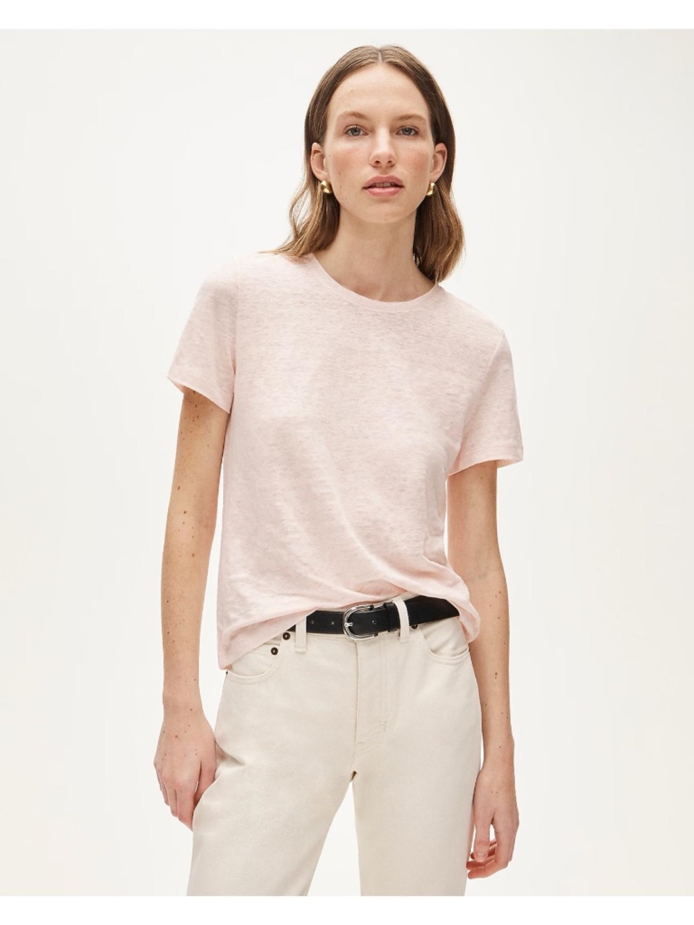 J. Crew New Relaxed Linen T-Shirt NWT